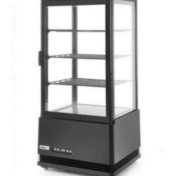 Chlazená skříň displeje, 78 l, Arktic, černá