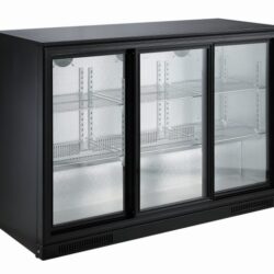 Minibar CS 7455A 132 černý posuvné dveře