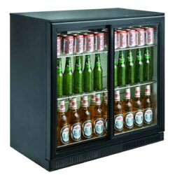 Minibar CS 7455A 1315 černý posuvné dveře