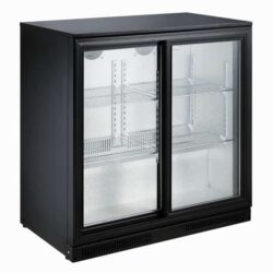 Minibar CS 7455A 1315 černý posuvné dveře