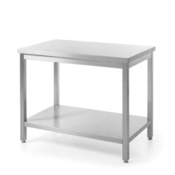 Centrální pracovní stůl s polici, HENDI, 100x60x85cm
